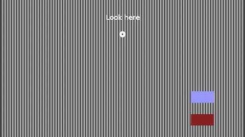 Optical illusion: Stepping feet