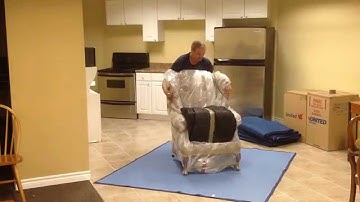 How to Blanket Wrap an Arm Chair For Your Move
