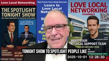 An interview with Mike Hayes and Michael A Forman, Public Speaker