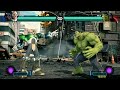 Sigma & Zero vs Hulk & Captain America (Hardest AI) - Marvel vs Capcom: Infinite