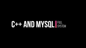 C++ and MySQL - Full System