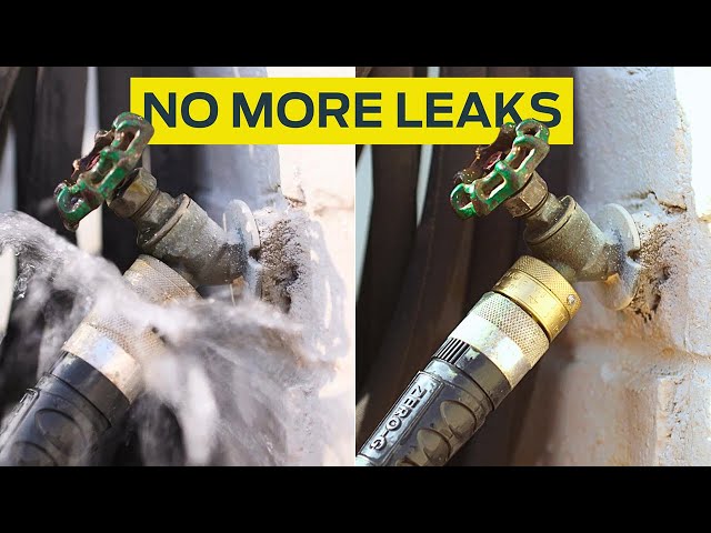 Watch How To: Repair a Leaky Hose Bibb on YouTube.