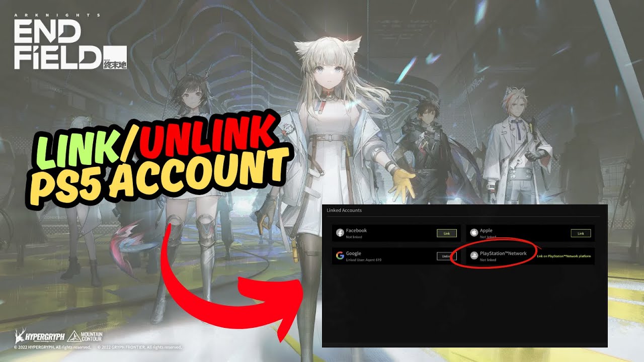 How to Link/Unlink PS5 Account in Arknights Endfield YouTube
