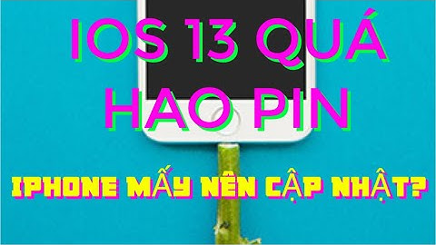 Hướng dẫn cập nhật ios 13.3