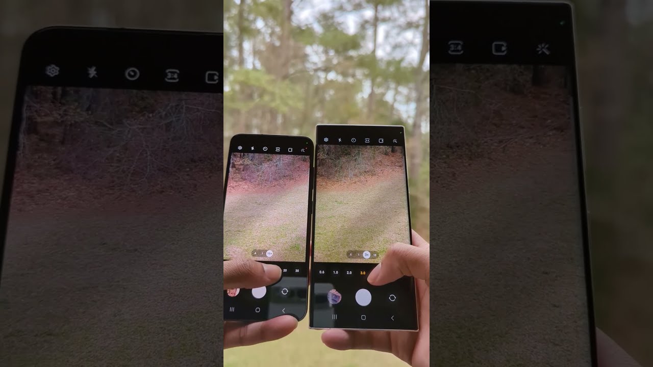 S23 Ultra VS Size Camera Zoom Test 