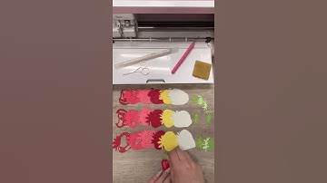 One Minute Make - STRAWBERRY SET - With Gracie - How to Assemble DIY Tutorial with SVG Files