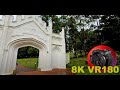 8K VR180 GOTHIC GATE AND TOMB STONES @ Fort Canning Green in Singapore 3D (Travel Videos/ASMR/Music)