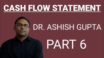#6 Cash Flow Statement( by Direct and Indirect Method) for class 12, B.Com and B.B.A.