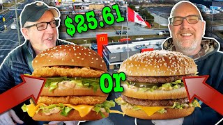 McDonald’s CHICKEN BIG MAC or Original BIG MAC