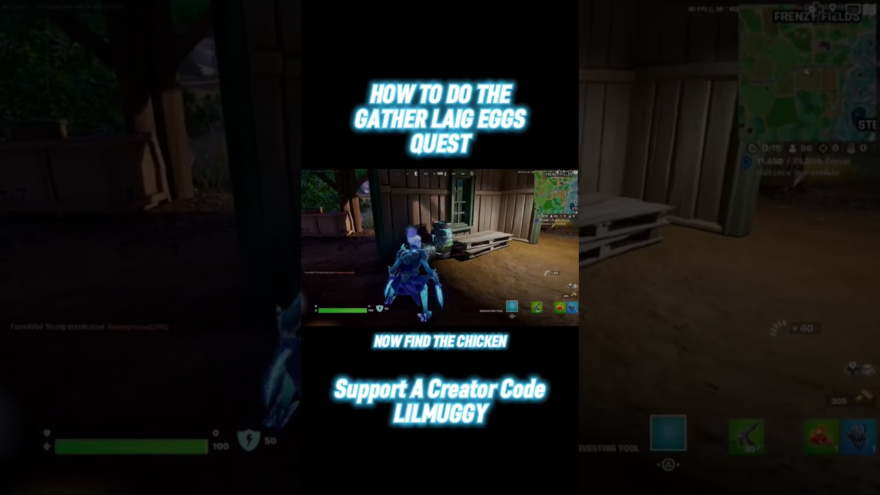 Gather laid eggs quest