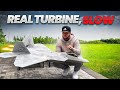 Slowest rc jet ever made  turbine f22