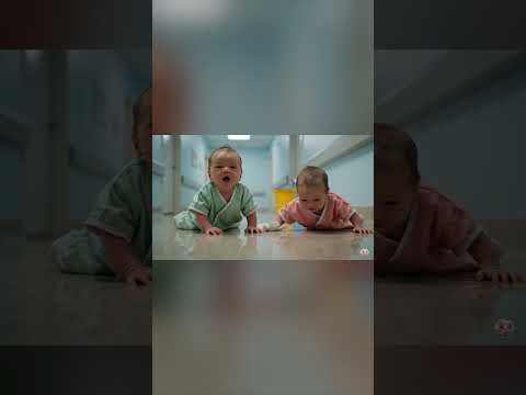توأم أطفال الذكاء الاصطناعي والدكتور قال لهم نظفوا الأرض