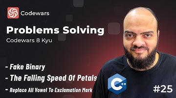 Problems Solving With C++ Level One #25 - Video 25 - Codewars 8 Kyu - 3 Problems