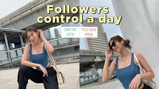 [ENG SUB] Let my followers control my day | KaoSupassara