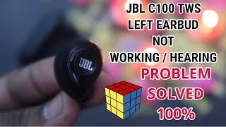 JBL C100 TWS Left Earbud Not Working, Pairing? Problem Solved 100% | How to Reset?