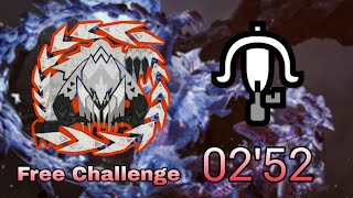 [MH Wilds] "Free Challenge" Arch Tempered Arkveld 02'52 | LBG Solo screenshot 5