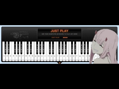 Kiss Of Death Darling In The Franxx Opening Virtual Piano Sheet By Dyn Shii - roblox piano sheets kiss the rain