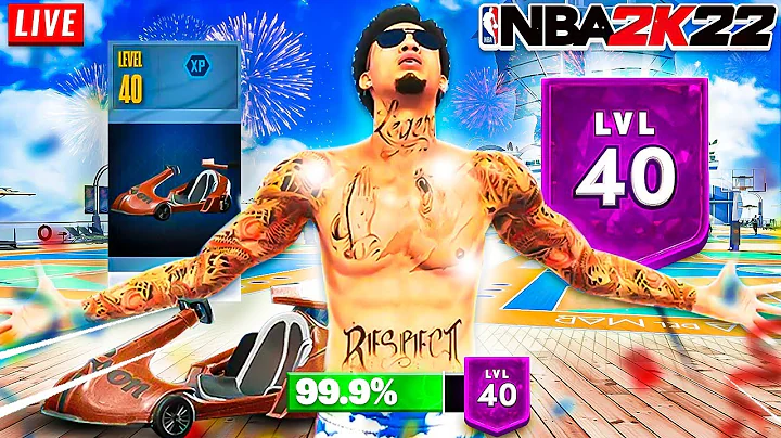 HITTING LEVEL 40 (FULL STREAM) - UNLOCKING THE GO KART IN NBA 2K22! BEST BUILD & JUMPSHOT NBA 2K22