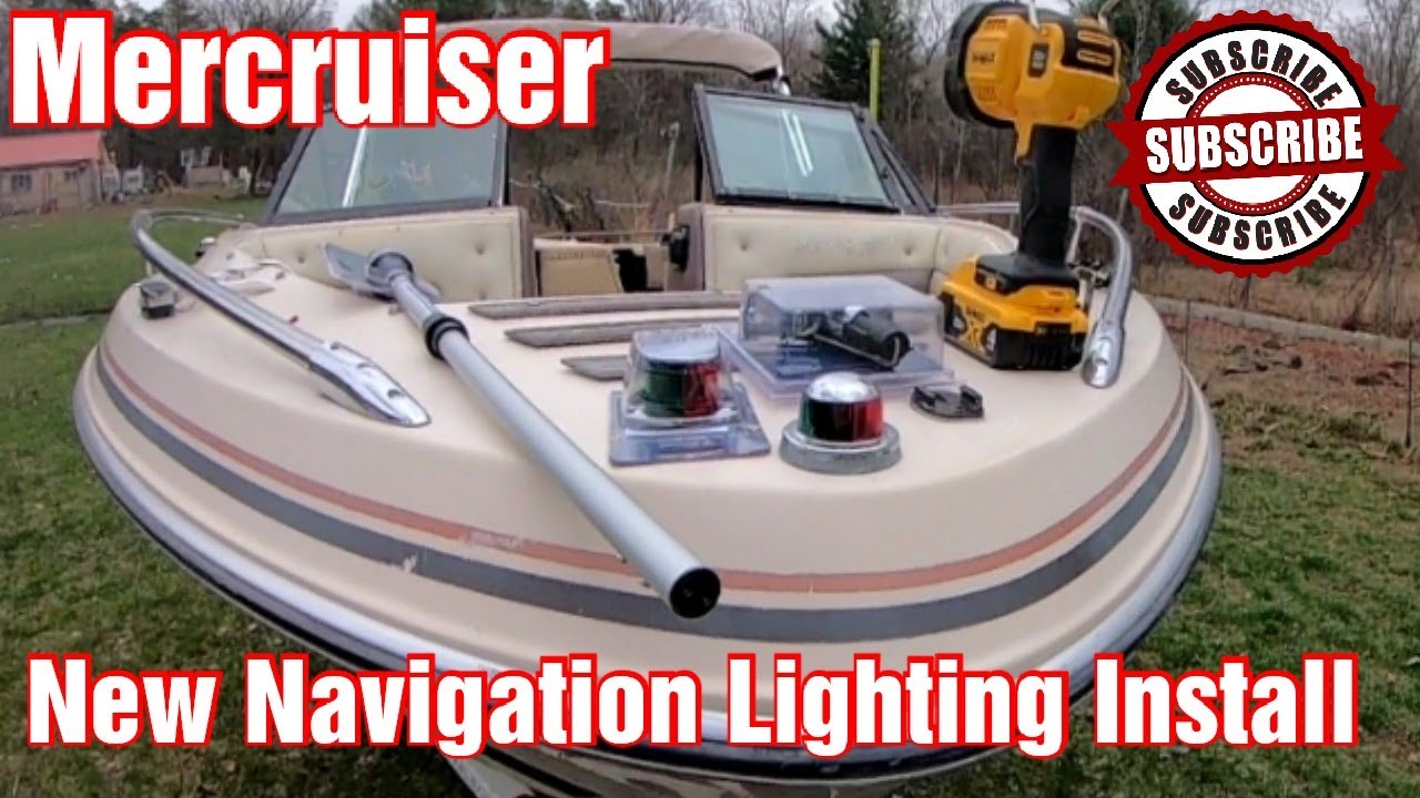 Replacing Boat Navigation Lights DIY - YouTube