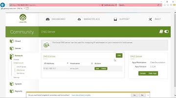 Konfigurasi DNS Server pada Clear OS melalui VMWare