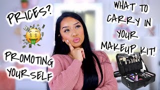 HOW TO BECOME A FREELANCE MAKEUP ARTIST | PRICES + WHAT I CARRY IN MY KIT!   ohmglashes
