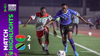 burkina faso 2-1 tanzania | Match Highlights l TotalEnergies WAFCON 2026 l Group B