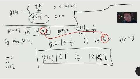 schwarz lemma in complex analysis