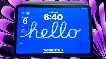 iPadOS 17 new Animate Hello Wallpapers 😮