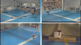 Coordinated motion of aerial manipulators: Field of View