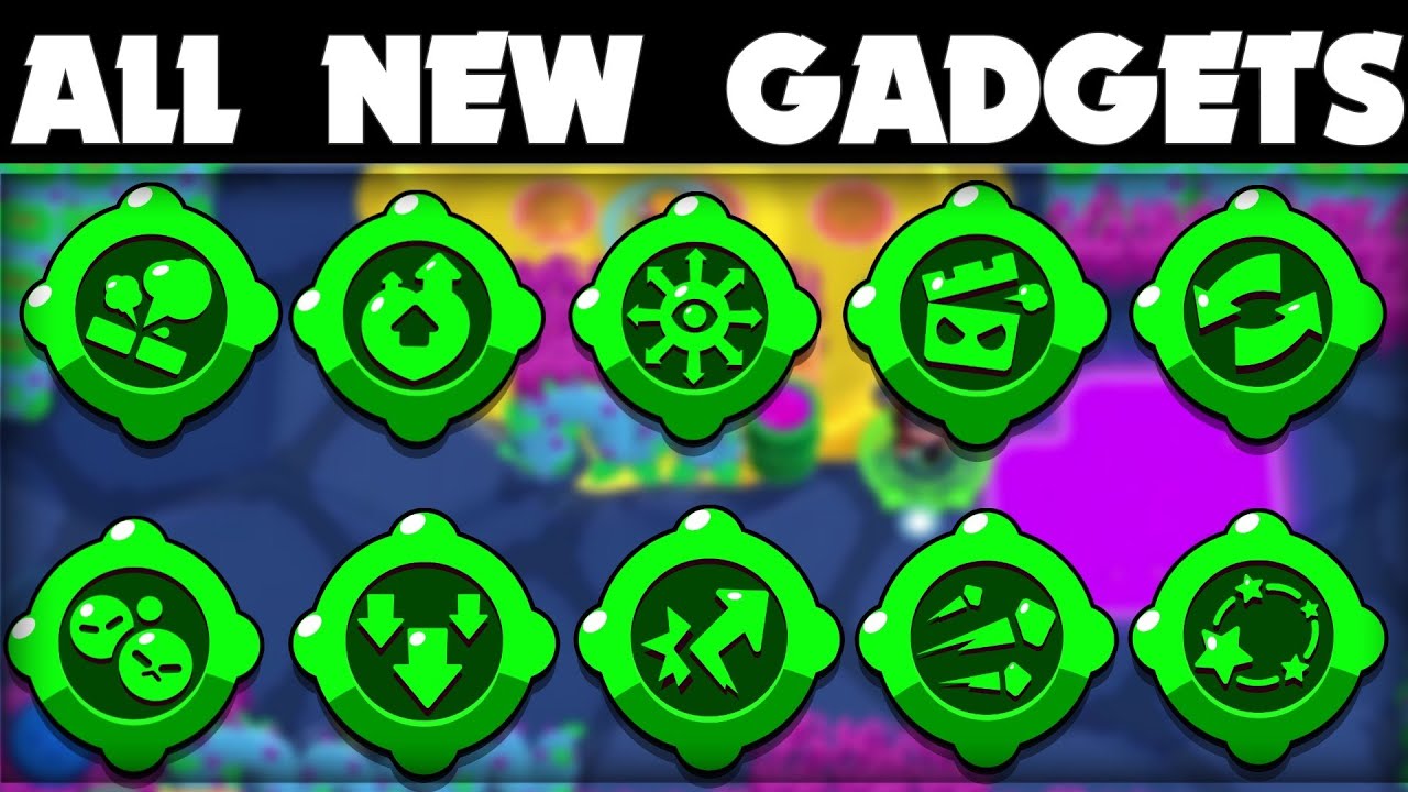 ALL 10 NEW GADGETS BIODOME UPDATE 2022 BRAWLSTARS