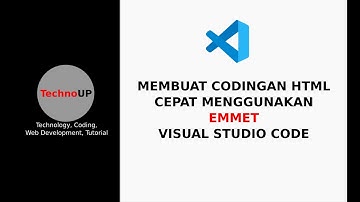 Membuat dokumen HTML cepat menggunakan Fitur Emmet Visual Studio Code