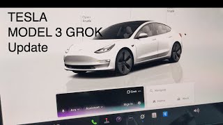 First look on my Tesla Model 3 Grok Update 2025.26