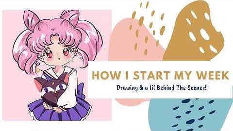 How to Draw Sailor Chibiusa | iPAD & Procreate | PLUS! A little BTS of my Daily Routine