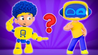 DB Heroes vs Robots! Who’s the Real One? | D Billions Kids Songs