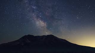 Milky Way over Mt St Helens