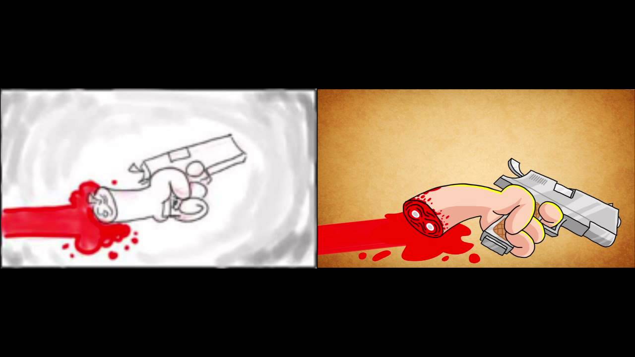 BTS - Storyboard Comparison - Scottish Ninjas Opening Titles