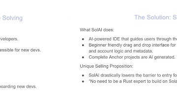 Solana AI Hackathon Pitch