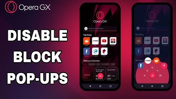 How To Disable Block Pop-Ups On Opera GX App