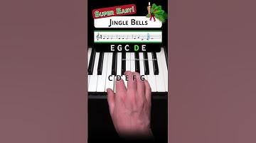 Thumbnail of Jingle Bells - EASY piano tutorial! 🎄🎉🎹