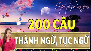 200 Câu THÀNH NGỮ, TỤC NGỮ Hay Nhất Thông Dụng Nhất| TẬP 2 || Văn Học Dân Gian | Tuệ Ngọc Vân Vân