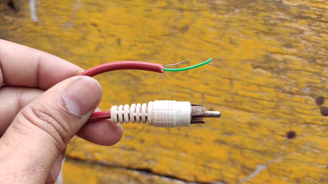 How To Find Rca Cable Positive Negative Point