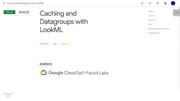 Qwiklabs | Caching and Datagroups with LookML [GSP893]
