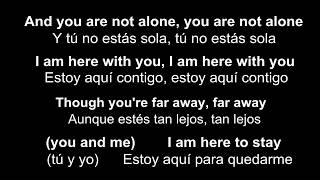 ♥ You Are Not Alone ♥ Tú No Estás Sola~Michael Jackson-subtitulada inglés/español chords