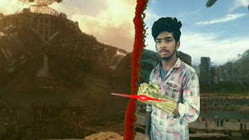 Thanos effect in kinemaster