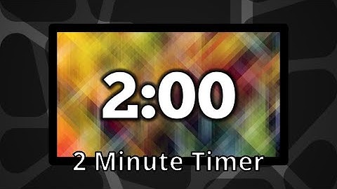 2 Minute Timer