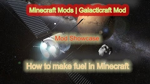 Minecraft Mods | Galacticraft Mod -How to make fuel in Minecraft - Mod Showcase