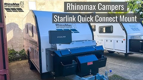 Rhinomax Campers Feature Series | Starlink Quick Connect Mount