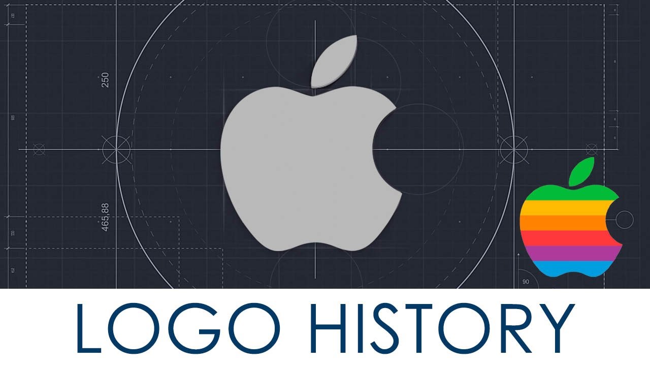 Apple logo, symbol | history and evolution - YouTube