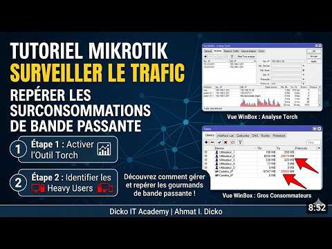 MikroTik : Comment analyser le trafic et repérer les surconsommations de bande passante avec Torch
