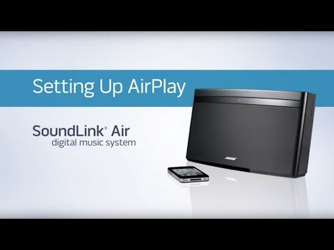 Bose SoundLink Air - Setting up AirPlay